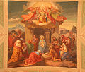 Deckenfresko: Geburt Christi, Anbetung durch die Hirten und die Heiligen Drei Könige