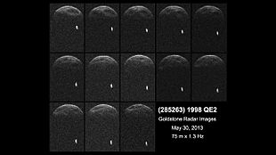 Die ersten Radarbilder des Asteroiden