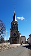 Façade de l'église Saint Pardoux.