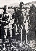 Drenović (right) with a German officer