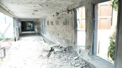 Aftermath of a Hamas rocket hit on the maternity ward of Barzilai Medical Center, on October 8, 2023 nmyy z rhrwy skhtmn bymrstn shkhlwn dr jnwb sry'yl khh hdf rkht grwh Hms qrr grfth.png