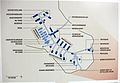 Plan der Festung: Batterie Ost oben, West und Süd unten