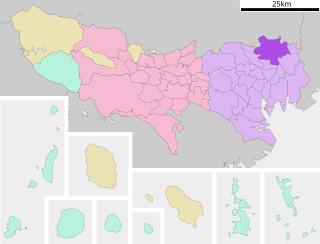 足立区位置図