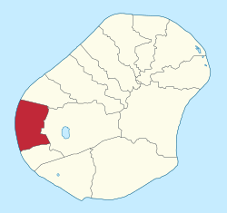 艾沃区在瑙鲁的位置