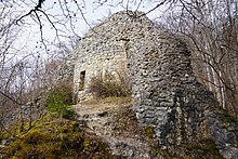 Ruinenreste der Burg Alt-Ehrenfels