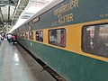 Amritsar-Saharsa Garib Rath Express in New Delhi at Platform 6.