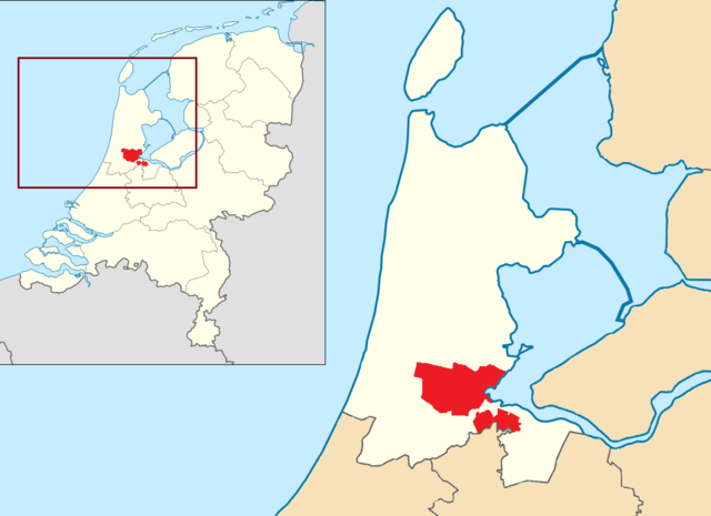 Амстердам на карте