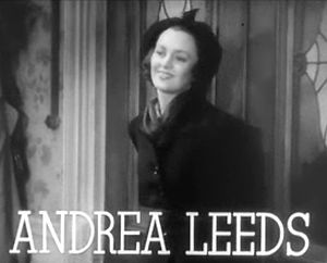 Screenshot of Andrea Leeds from the trailer fo...