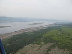 Angarajoki Bogutšanyn kylän luona