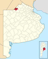 Partido di General Arenales – Mappa