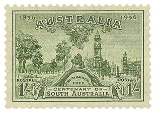 Postage stamp, Australia, 1936