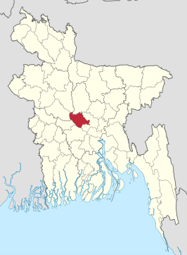 Kaart van Manikganj