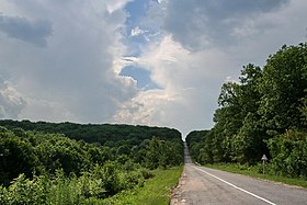 Автодорога, проходящая через Чёрный лес