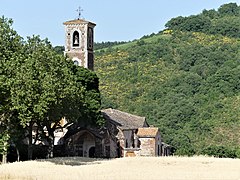 L'église (ou chapelle) de Calmels.