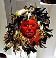 „Nyau“-Maske, Holz, Farbe, Federn etc., Chewa, Malawi, 20. Jh.
