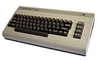 Commodore 64, erste Version mit schwarzen Tasten