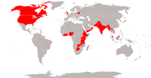 Countries using first-past-the-post for legislatures Countries That Use a First Past the Post Voting System.png