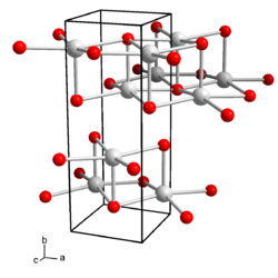 Kristallstruktur von Caesiumhydroxid