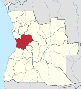 Cuanza Sud – Localizzazione