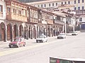 Algunos portales de la Plaza de armas de Cusco.