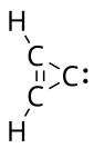 Strukturformel von Cyclopropenyliden