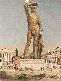 The Colossus of Rhodes.