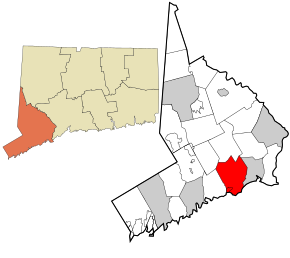 Poziția localității Fairfield, Connecticut