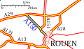 Carte de l'Autoroute A150