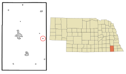 Location of Virginia, Nebraska