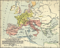 Kingdom of the Suebi (409-585 AD), Visigothic Kingdom (418-721 AD), Francia (481-843 AD), Ostrogothic Kingdom (469/493-553 AD), Vandal Kingdom (435-534 AD) and Byzantine Empire (286/395–1453 AD) in 526 AD.