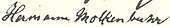 signature de Hermann Molkenbuhr