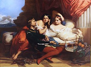 Boccaccio leest koningin Johanna van Napels de Decamerone voor
