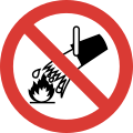 Do not extinguish with water