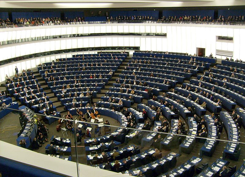 Parlamento Europeo, sede de Estrasburgo.