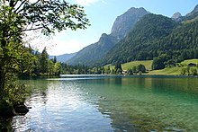 Alpine scenery in Bavaria Hintersee.jpg