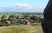 Blick vom Esterhøj auf Høve und den Lammefjord