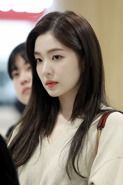 Irene at Gimpo International Airport on January 22, 2020