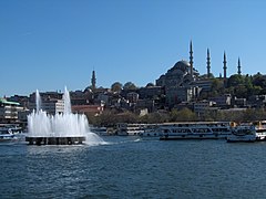 Haliçten Süleymaniye Camii görünümü, 2011