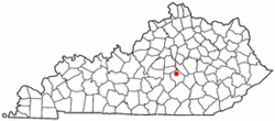 Location of Stanford, Kentucky