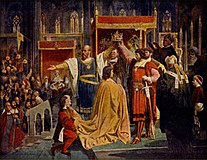 「1438年のアルブレヒト2世の戴冠式」