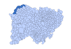 Location in Salamanca