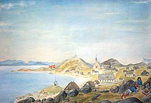 Godthab in Greenland, c. 1878 Legende born, ca. 1878 (8473597948).jpg