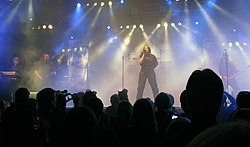 Lunatica на сцені фестивалю «Rocksound», 2008.