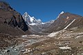 Il fiume di Machhermo poco sopra il villaggio