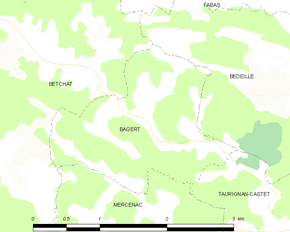 Poziția localității Bagert