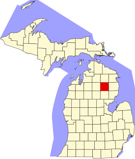 Koort vun Oscoda County