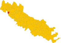 Map of comune of Chieve (province of Cremona, region Lombardy, Italy).svg