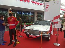 A Mercedes-Benz W116 with the
INDONESIA 1 plate. The car was used by former Presidents Suharto, B. J. Habibie, and Abdurrahman Wahid. Mercedes Benz W116 (Ex Indonesia 1).jpg