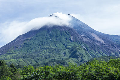 Gunung Merapi pada tahun 2014