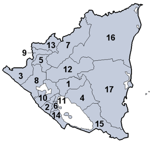 Departementen van Nicaragua